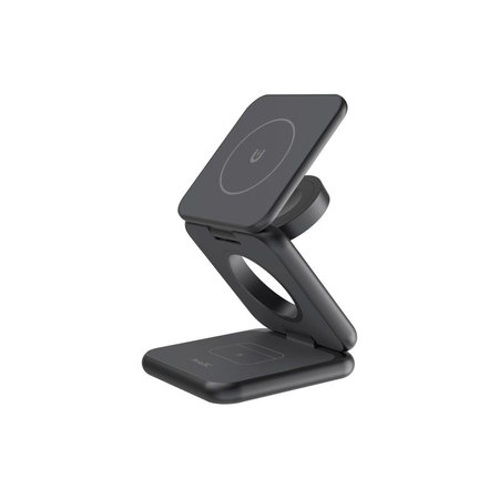 FixPremium - Összecsukható állvány MagSafe-el, fekete