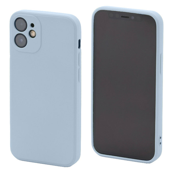 FixPremium - Szilikon Tok - iPhone 12 mini, light blue