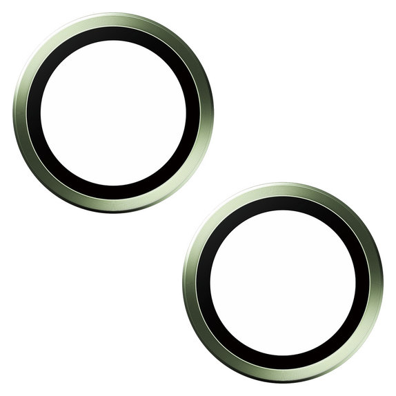 Kameralencse-védő Hoops iPhone 15/15 Plus készülékhez, Zöld, PanzerGlass
