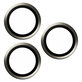 Kameralencse-védő Hoops iPhone 15 Pro/15 Pro Max készülékhez, Natural Metal, PanzerGlass
