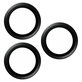 Kameralencse-védő Hoops iPhone 15 Pro/15 Pro Max készülékhez, Black Titanium, PanzerGlass