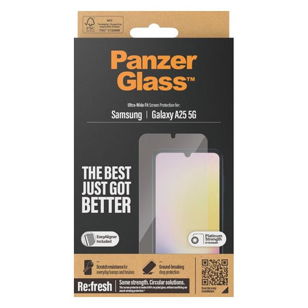 PanzerGlass - Edzett Üveg Re:fresh UWF az applikátorral - Samsung Galaxy A25 5G, fekete
