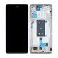 Xiaomi 11T, 11T Pro - LCD Kijelző + Érintőüveg + Keret (Meteorite Gray) TFT