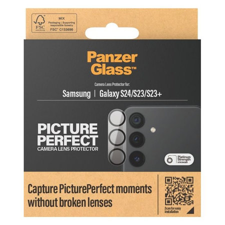 PanzerGlass - Kameralencse Védőburkolat PicturePerfect - Samsung Galaxy S23, 23+ és 24, fekete