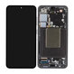 Samsung Galaxy S24 S921B - LCD Kijelző + Érintőüveg + Keret (Onyx Black) - GH82-33287A Genuine Service Pack