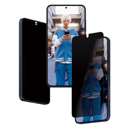 PanzerGlass - Edzett üveg Re:Fresh UWF Privacy az applikátorral - Samsung Galaxy S24, fekete