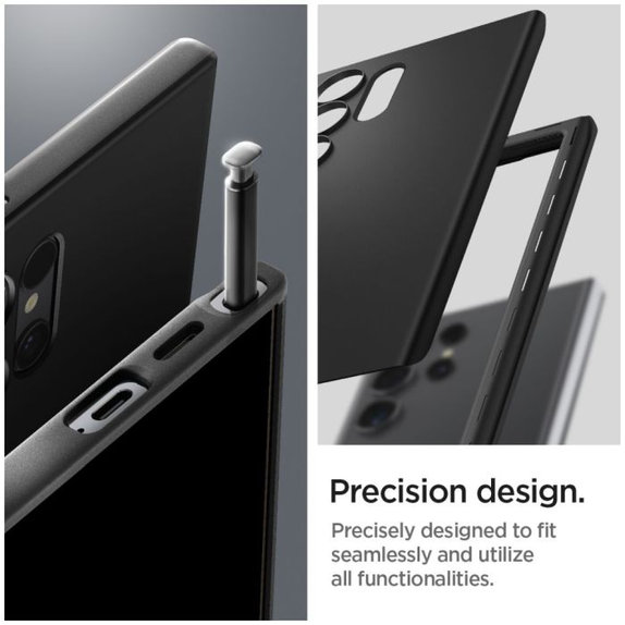 Spigen - Tok Thin Fit - Samsung Galaxy S24 Ultra, fekete