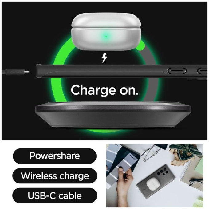 Spigen - Tok Thin Fit - Samsung Galaxy S24 Ultra, fekete