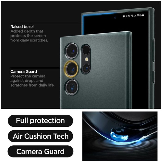 Spigen - Tok Thin Fit - Samsung Galaxy S24 Ultra, Abyss Green