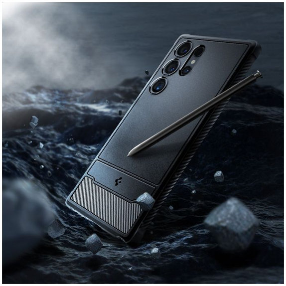Spigen - Tok Rugged Armor - Samsung Galaxy S24 Ultra, Matte Black