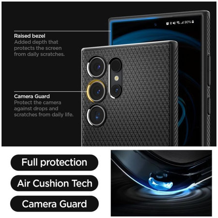Spigen - Tok Liquid Air - Samsung Galaxy S24 Ultra, Matte Black