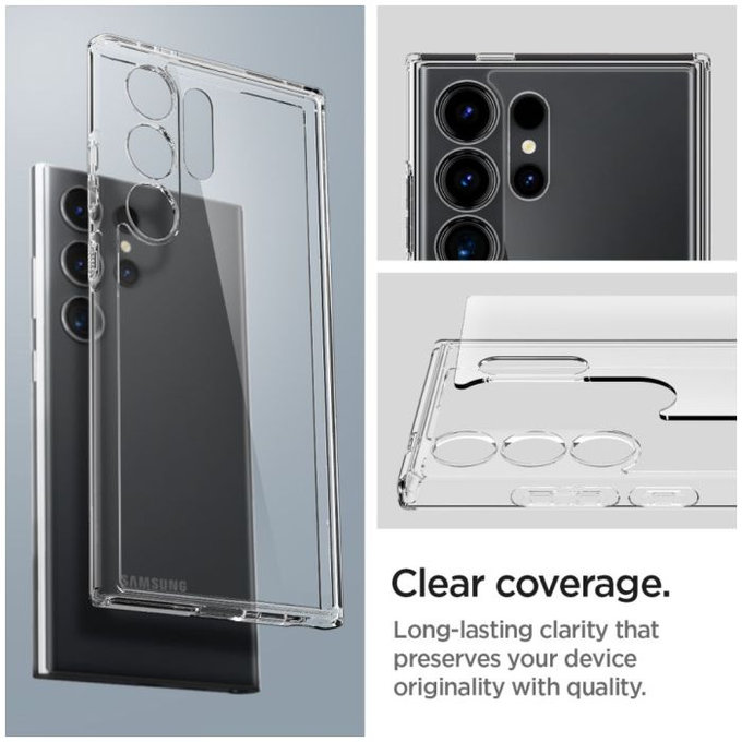 Spigen - Tok Ultra Hybrid - Samsung Galaxy S24 Ultra, átlátszó