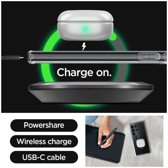 Spigen - Tok Ultra Hybrid - Samsung Galaxy S24 Ultra, átlátszó