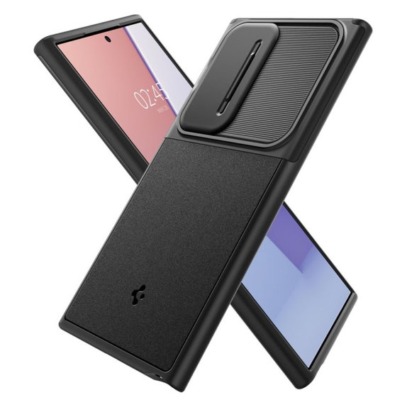 Spigen - Tok Optik Armor - Samsung Galaxy S24 Ultra, fekete