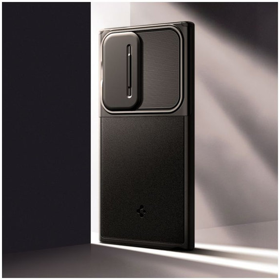 Spigen - Tok Optik Armor - Samsung Galaxy S24 Ultra, fekete