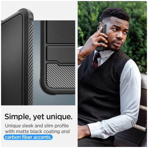 Spigen - Tok Rugged Armor - Samsung Galaxy S24+, Matte Black