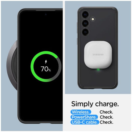 Spigen - Tok Ultra Hybrid - Samsung Galaxy S24+, Frost Black