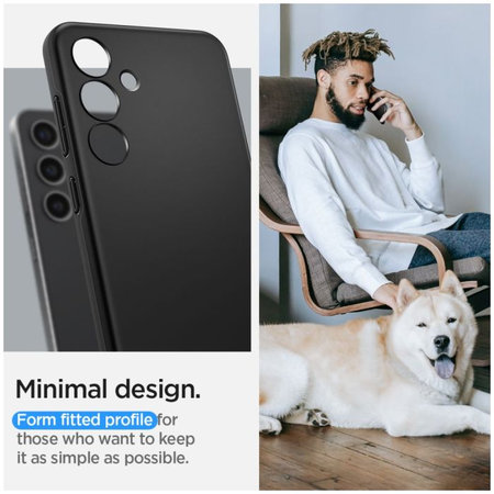 Spigen - Tok Thin Fit - Samsung Galaxy S24, fekete