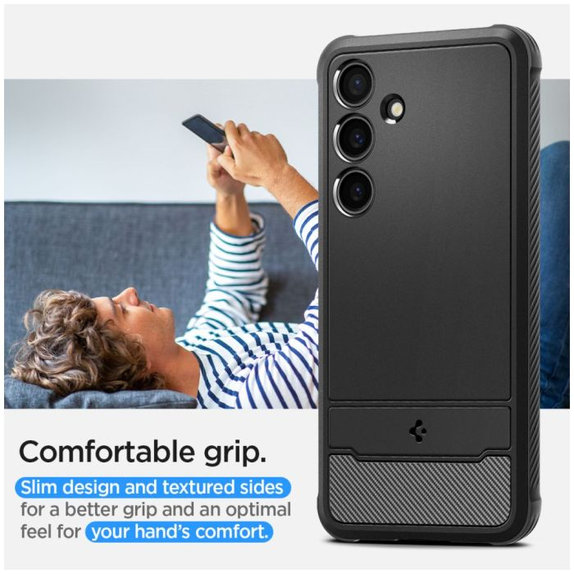 Spigen - Tok Rugged Armor - Samsung Galaxy S24, Matte Black