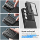 Spigen - Tok Optik Armor - Samsung Galaxy S24, fekete