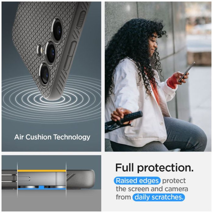 Spigen - Tok Liquid Air - Samsung Galaxy S24, Granite Grey