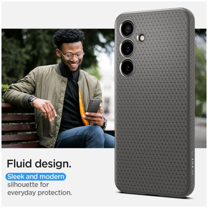 Spigen - Tok Liquid Air - Samsung Galaxy S24, Granite Grey