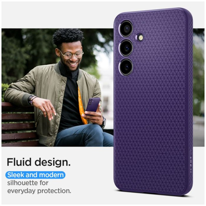 Spigen - Tok Liquid Air - Samsung Galaxy S24, Deep Purple
