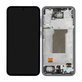 Samsung Galaxy A35 A356B - LCD Kijelző + Érintőüveg + Keret (Awesome Navy) - GH82-34223A Genuine Service Pack