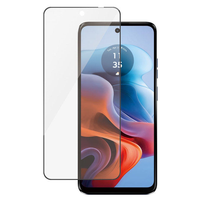 Edzett üveg UWF Motorola Moto G34 készülékhez, Fekete, PanzerGlass