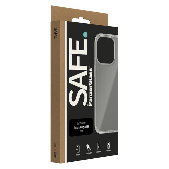 Tok TPU Samsung Galaxy A14/A14 5G készülékhez, Átlátszó, SAFE by PanzerGlass