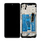 Motorola Moto G82 5G XT2225 - LCD Kijelző + Érintőüveg + Keret (Meteorite Gray) OLED