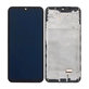 Samsung Galaxy A15 5G A156B - LCD Kijelző + Érintőüveg + Keret (Brave Black) OLED