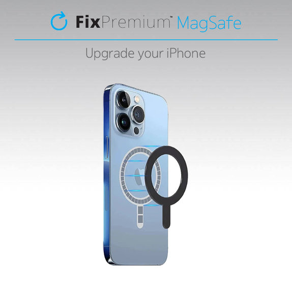 FixPremium - MagSafe Ultra Mágnes, fekete