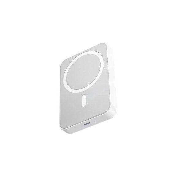 FixPremium - MagSafe PowerBank Állvánnyal 5000mAh, fehér
