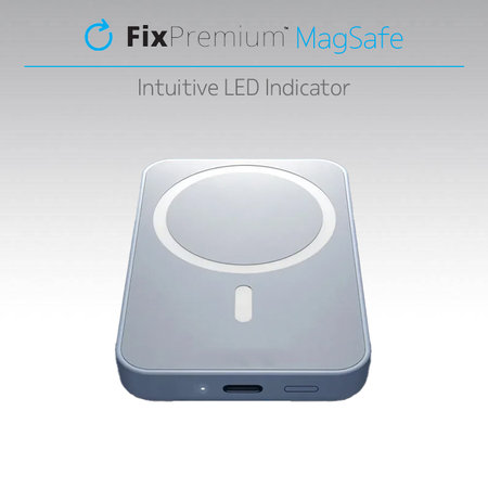 FixPremium - MagSafe PowerBank 5000mAh, kék