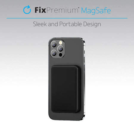 FixPremium - MagSafe PowerBank 10 000mAh, fekete
