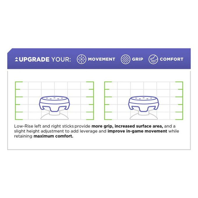 Kontrol Freek - Clutch (Black) PS4/PS5 Extended Controller Grip Caps