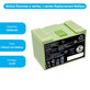 iRobot Roomba e-series, i-series - Akkumulátor ABL-D1, 4624864, ABL-D2 Li-Ion 14.4V 3000mAh