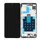 Samsung Galaxy M55 M556B - LCD Kijelző + Érintőüveg + Keret (Black) - GH81-25791A Genuine Service Pack