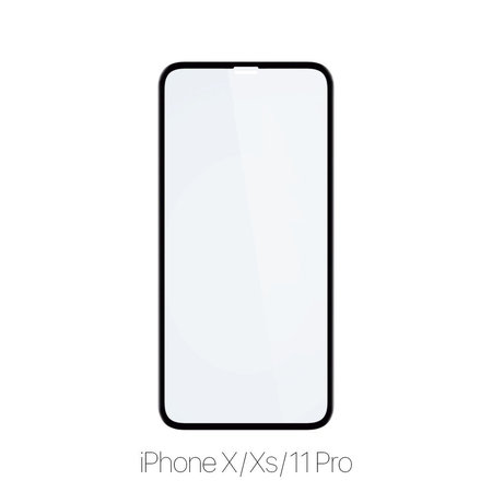 FixPremium FullCover Glass - Edzett üveg - iPhone X, XS és 11 Pro (10 Pack)