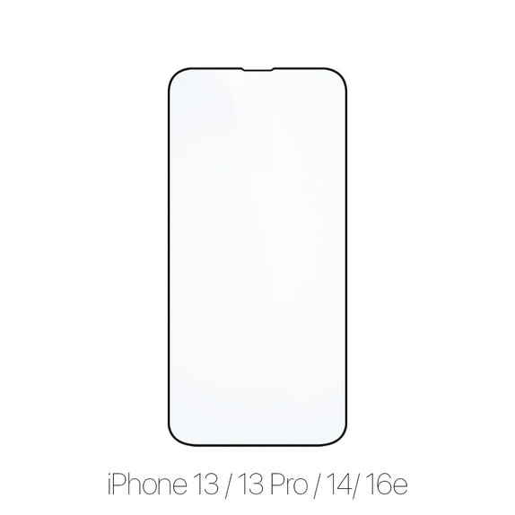 FixPremium FullCover Glass - Edzett üveg - iPhone 13, 13 Pro, 14 és 16e (10 Pack)