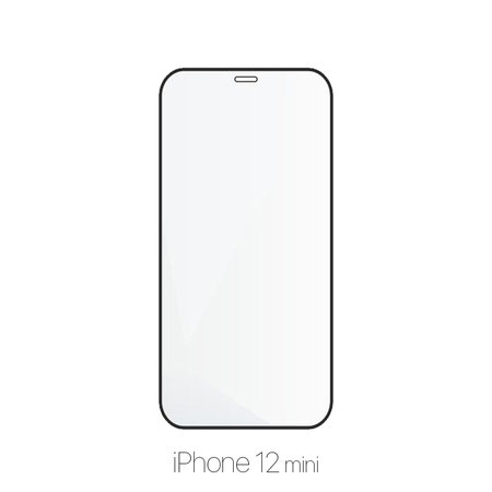 FixPremium FullCover Glass - Edzett üveg - iPhone 12 mini (10 Pack)