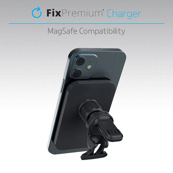 FixPremium - Autótöltő MagSafe V2, fehér