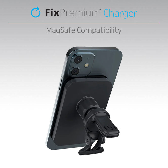 FixPremium - Autótöltő MagSafe V2, fehér