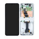 Samsung Galaxy Z Flip 6 F741B - LCD Kijelző + Érintőüveg + Keret (White) - GH82-35014F Genuine Service Pack