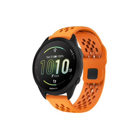 FixPremium - Univerzális szilikonszíj Garminhoz (22mm), narancs
