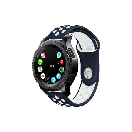 FixPremium - Szilikon sport szíj Garminhoz (20mm), kék