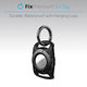 FixPremium - AirTag nyakörv kutyáknak és macskáknak, fekete színben
