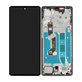 Motorola Moto G85 5G - LCD Kijelző + Érintőüveg + Keret (Urban Grey) - 5D68C24854 Genuine Service Pack