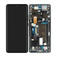 Motorola Edge 50 Ultra - LCD Kijelző + Érintőüveg + Keret (Forest Grey) - 5D68C24483 Genuine Service Pack